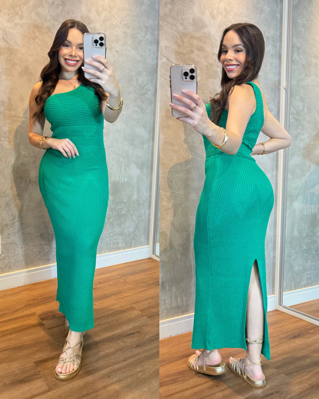 Vestido tricô modal Simone