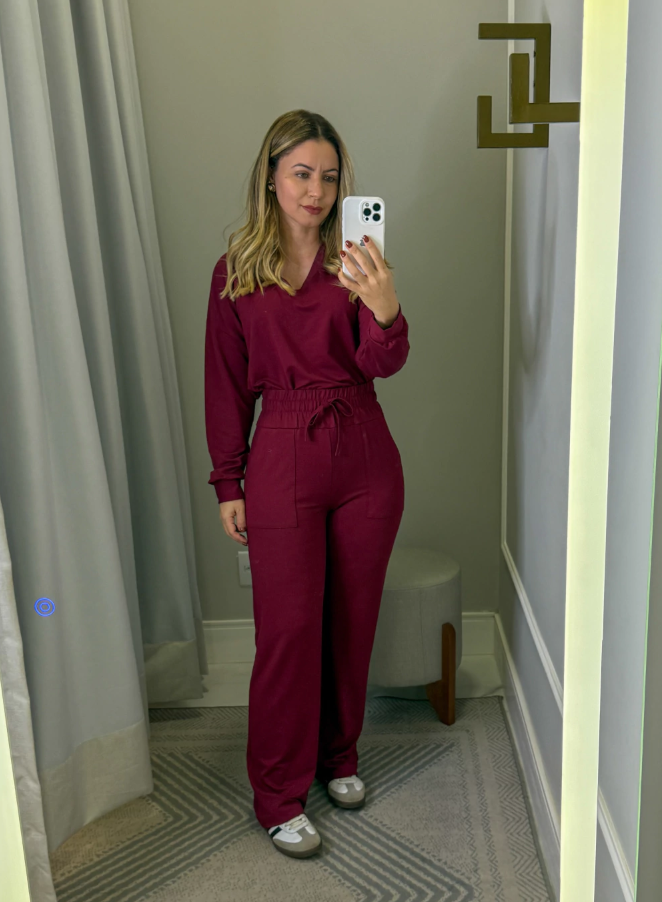 CONJUNTO DE MOLETINHO SARA MANGA LONGA