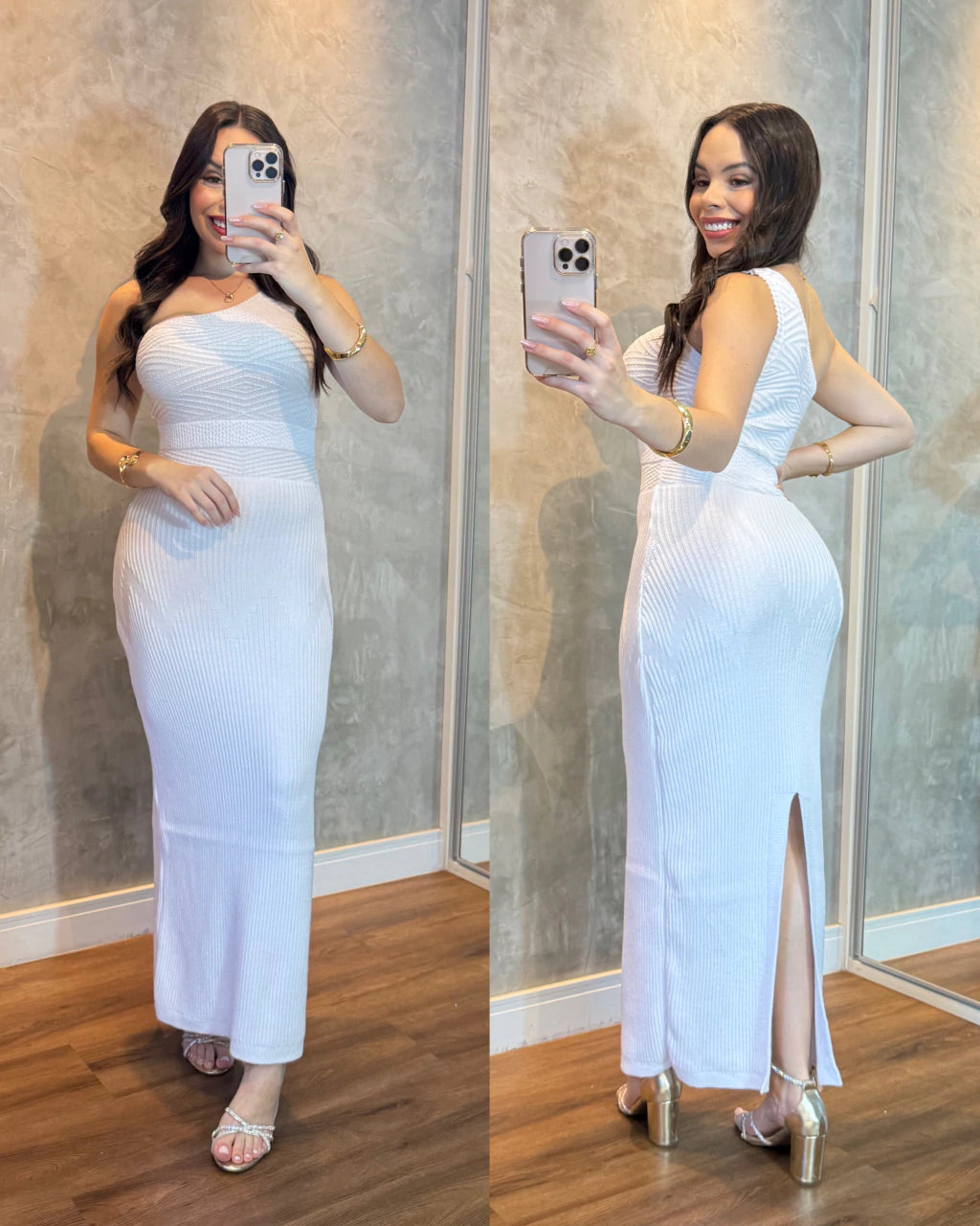 Vestido tricô modal Simone