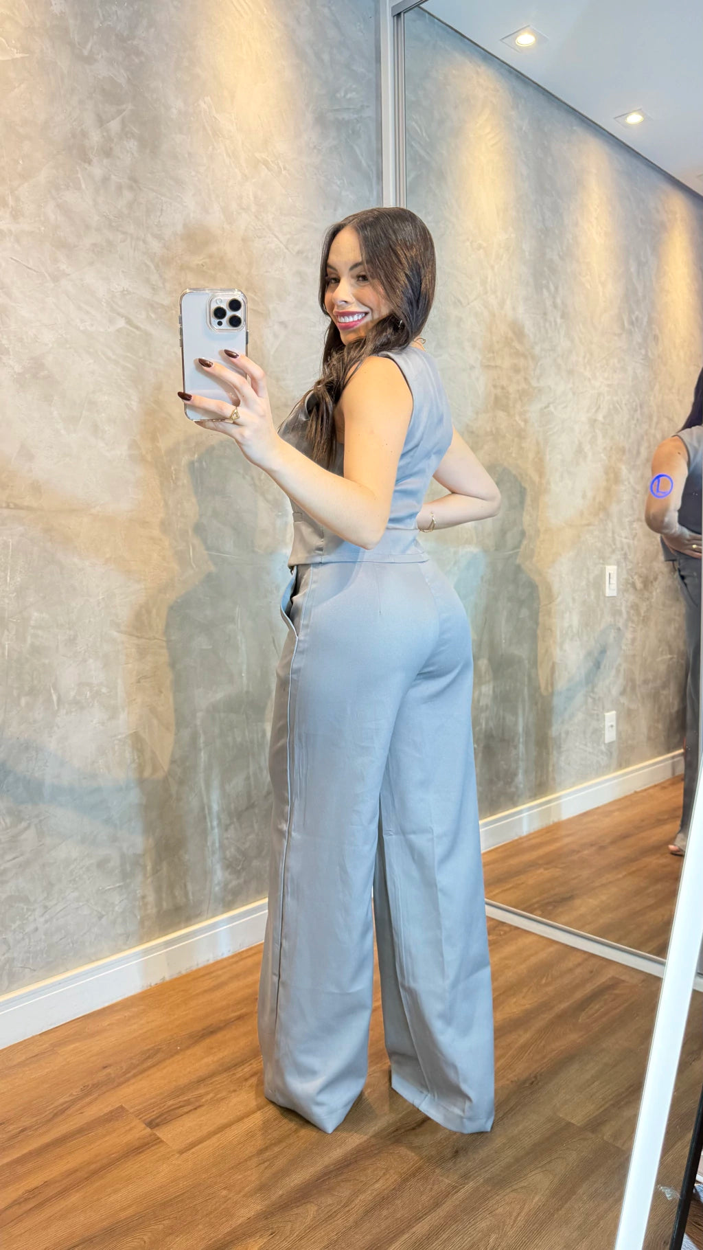 Conjunto Mariana colete e calça alfaiataria