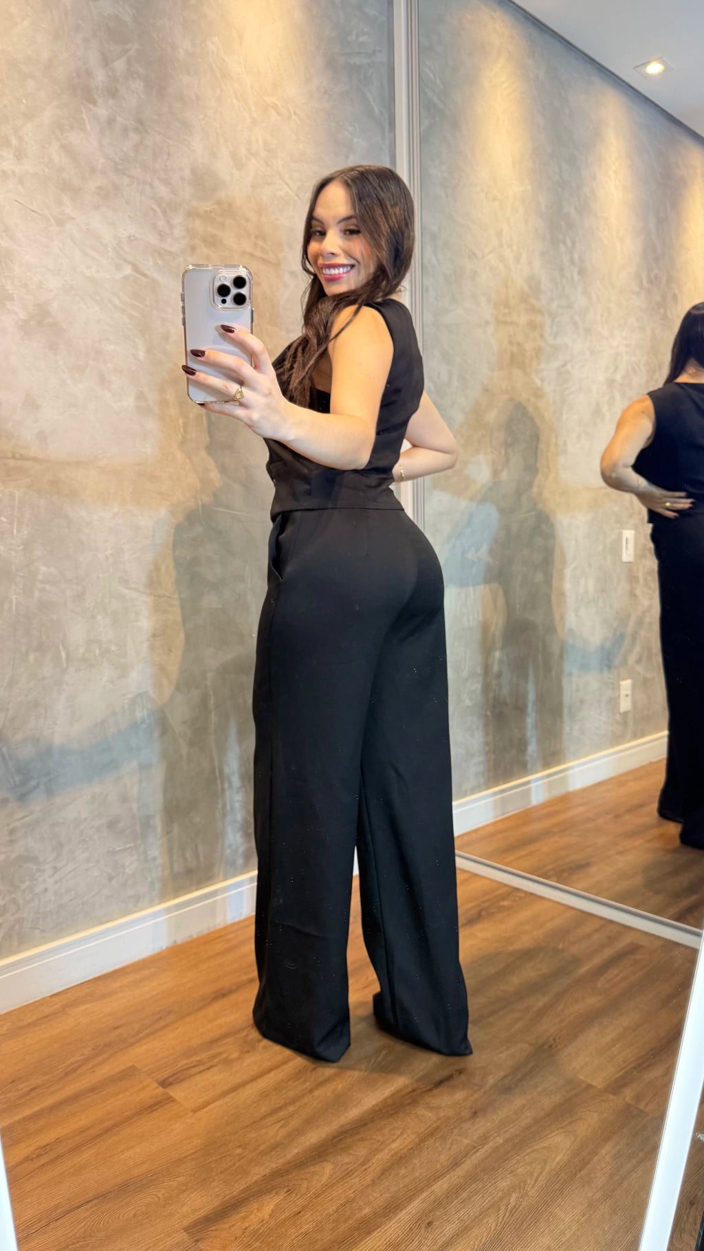 Conjunto Mariana colete e calça alfaiataria