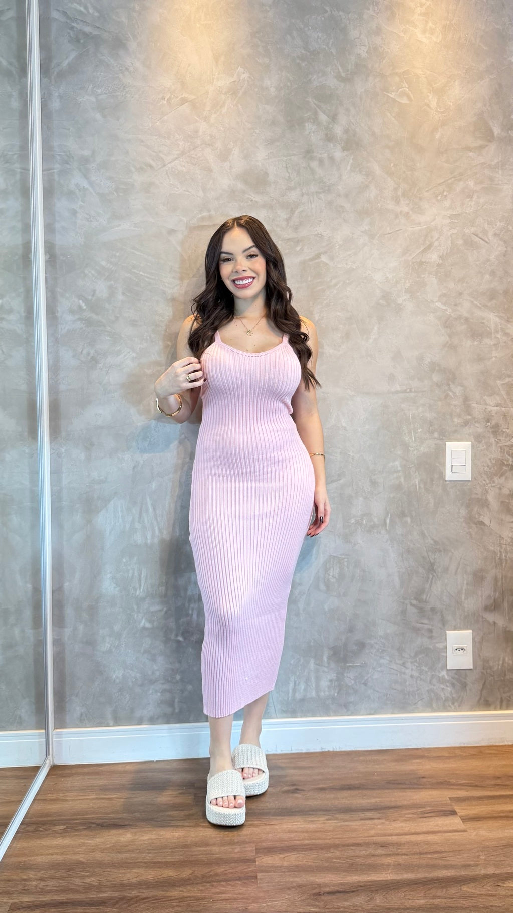Vestido Bia tricô modal