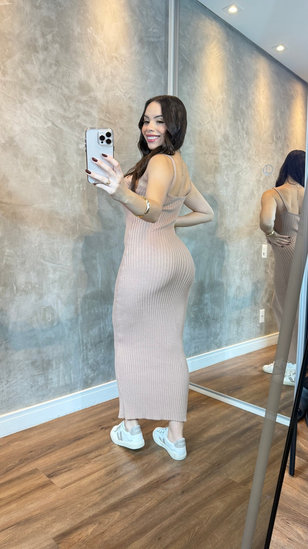 Vestido Bia tricô modal