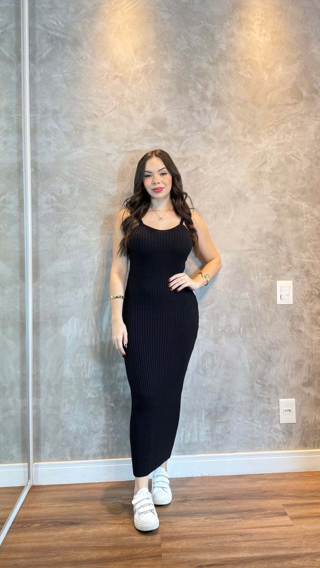 Vestido Bia tricô modal