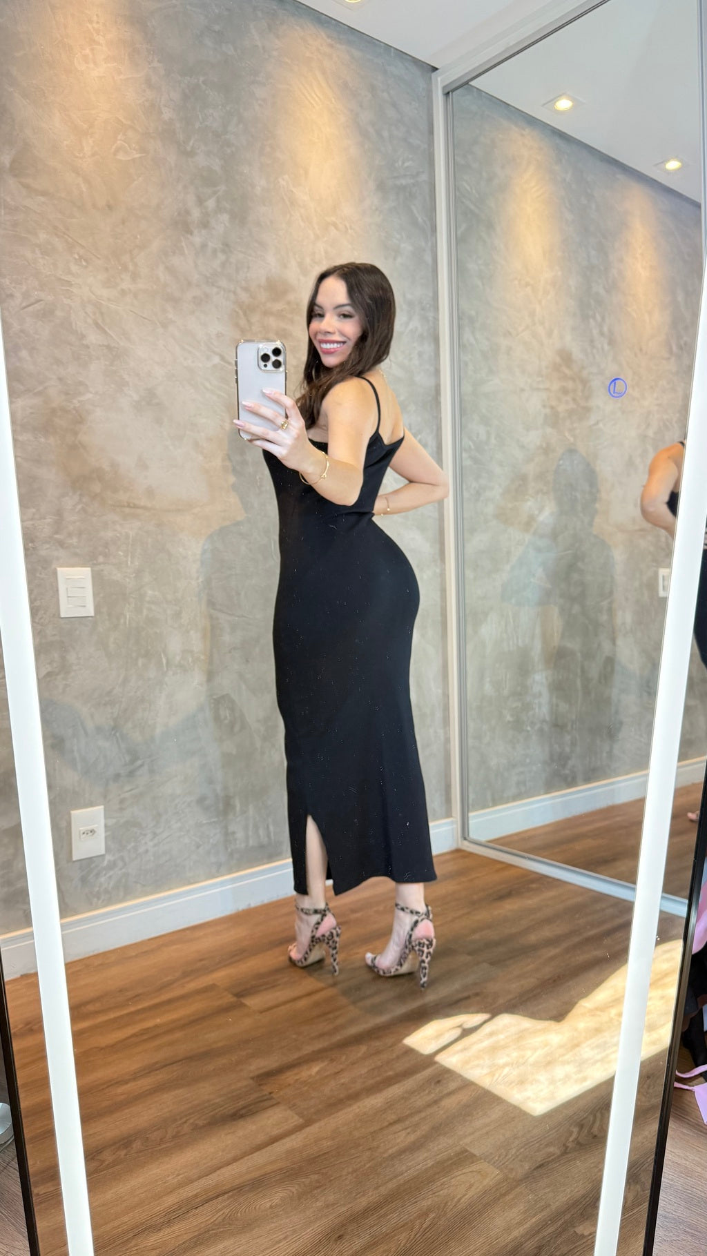 Vestido Kezia ribana canelado