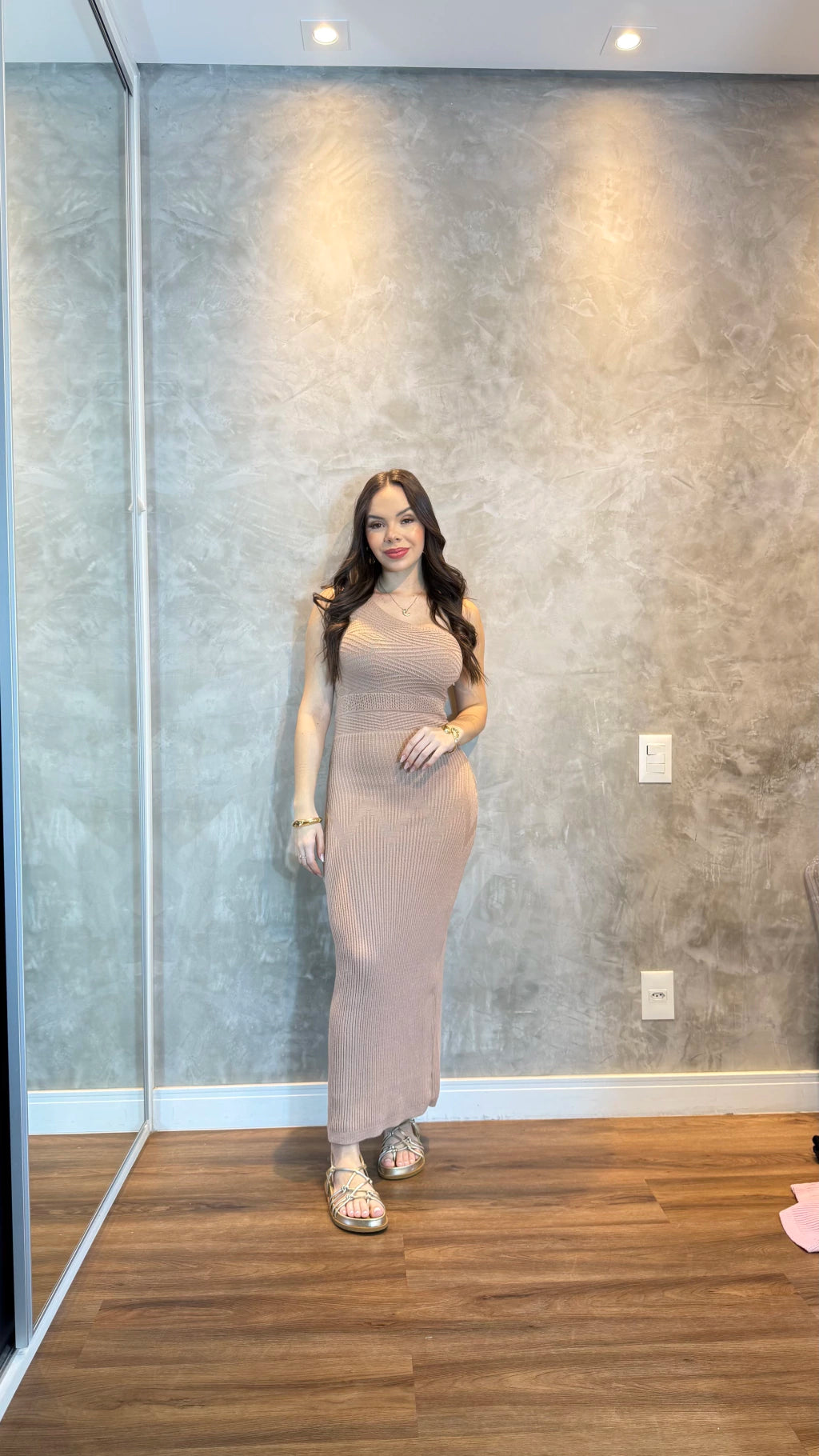 Vestido tricô modal Simone