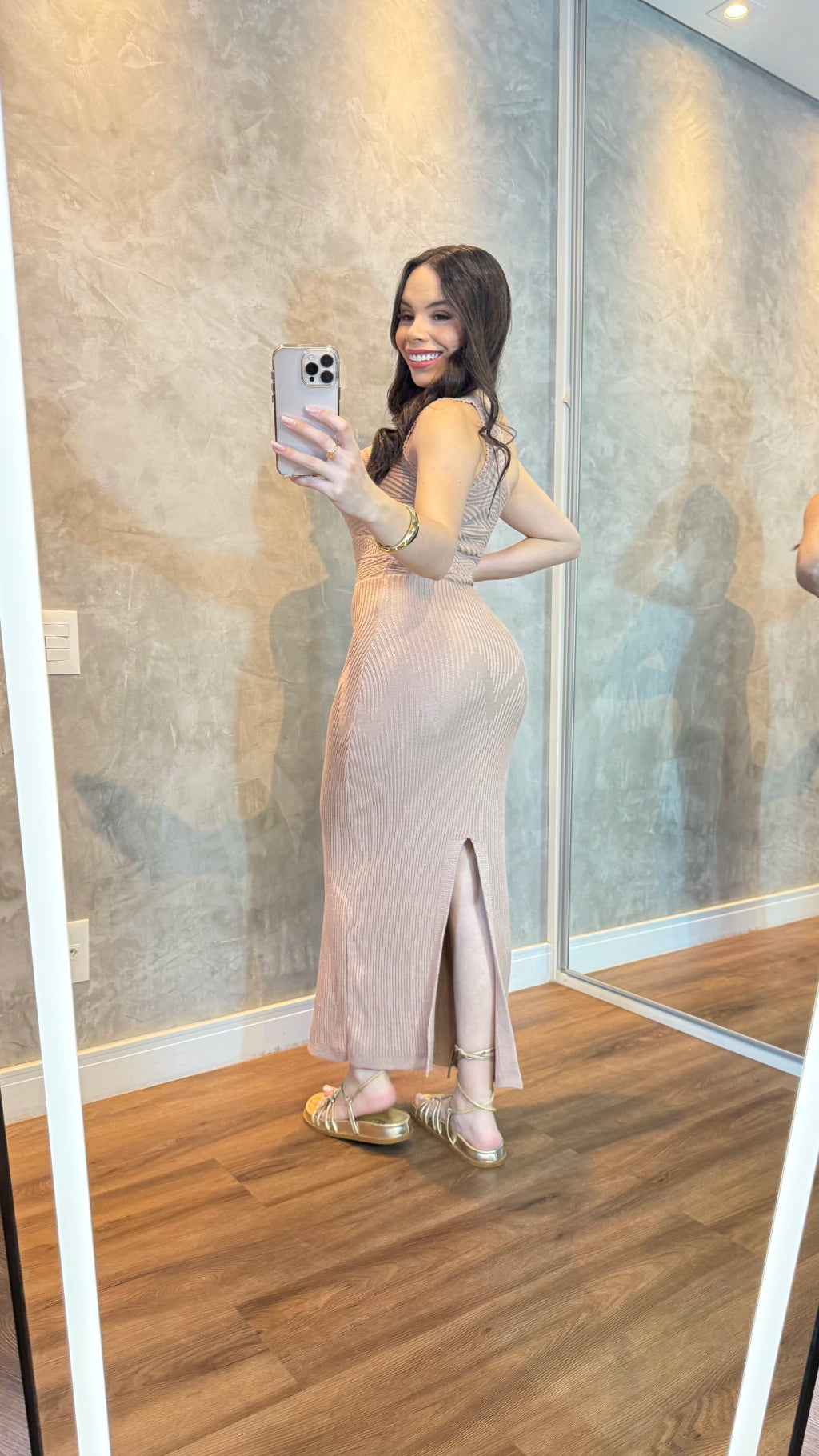 Vestido tricô modal Simone