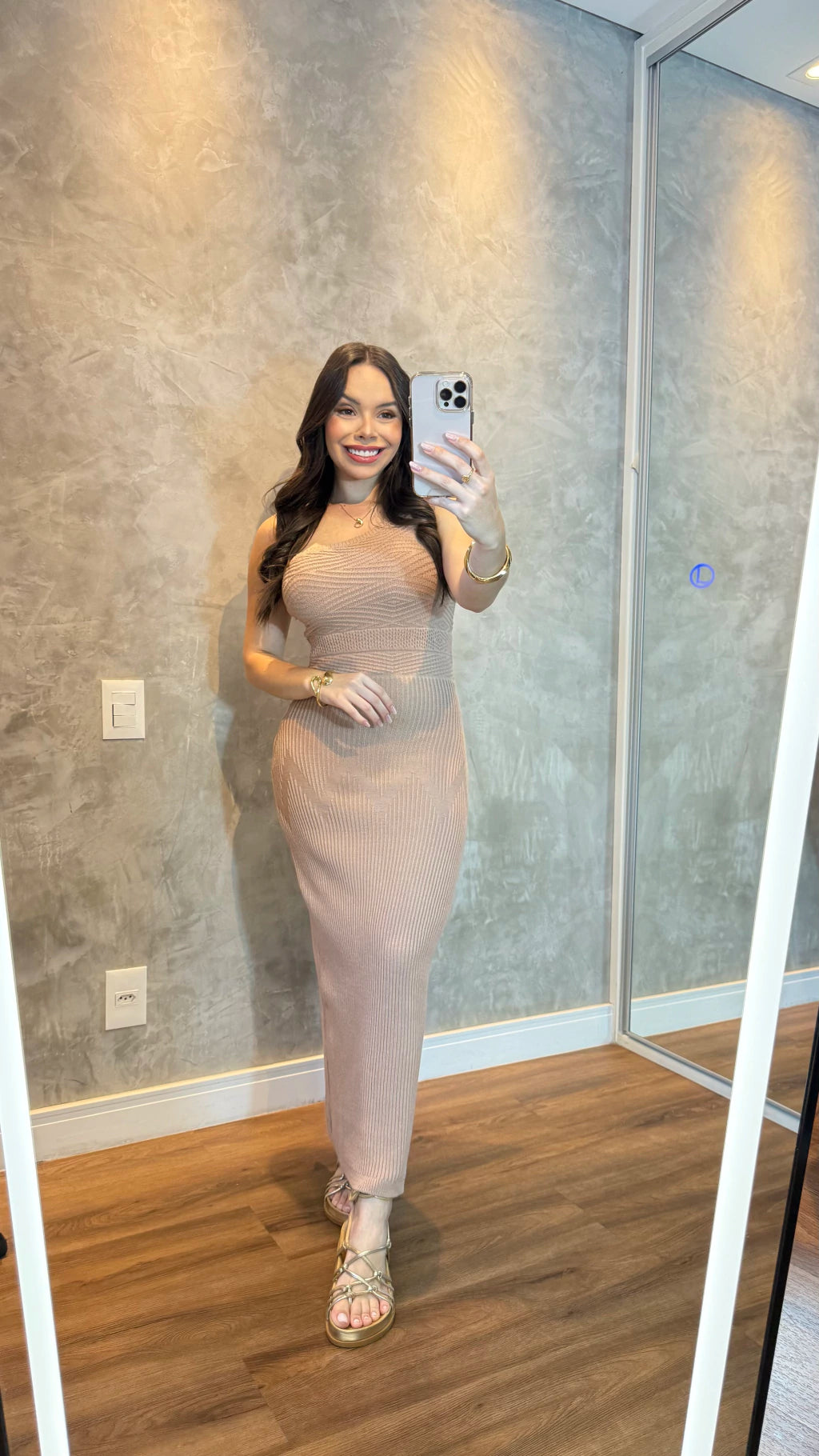Vestido tricô modal Simone