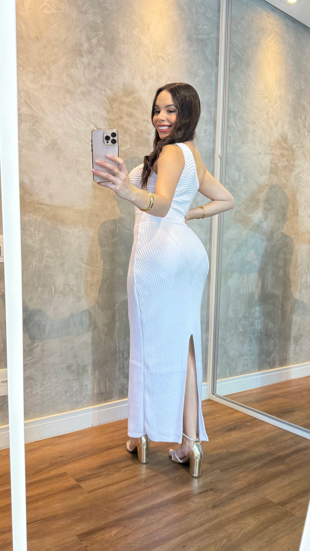 Vestido tricô modal Simone