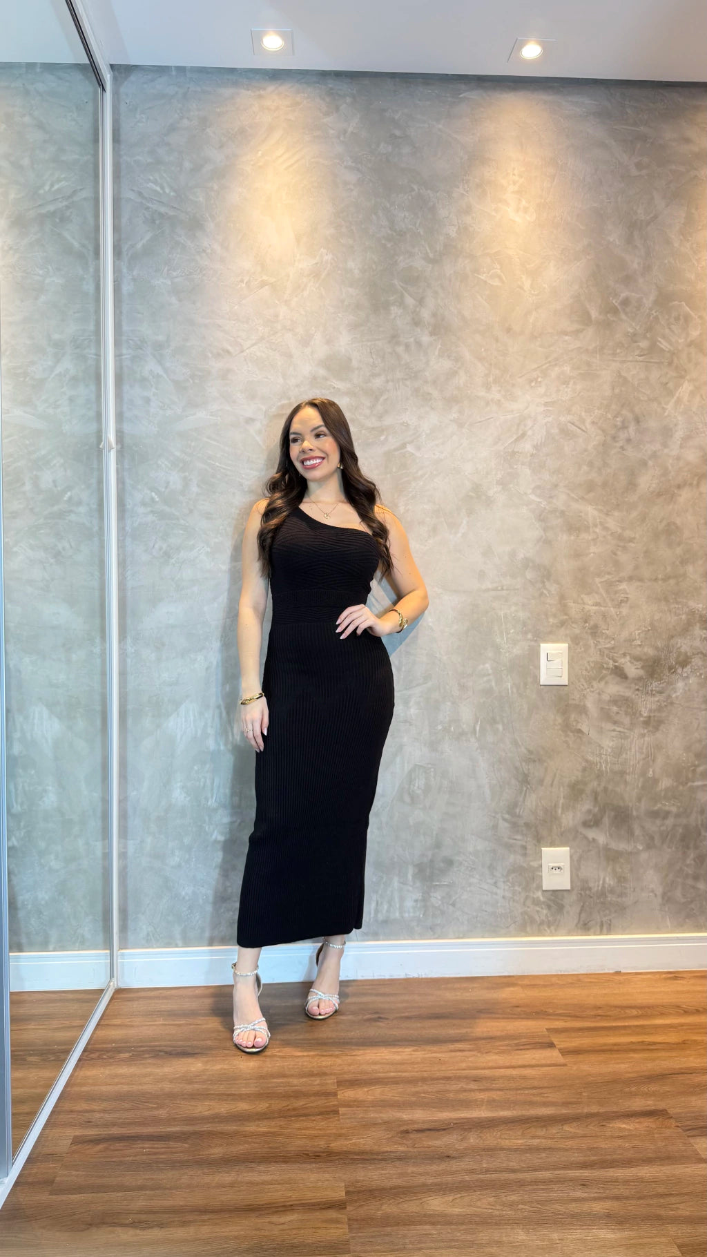 Vestido tricô modal Simone