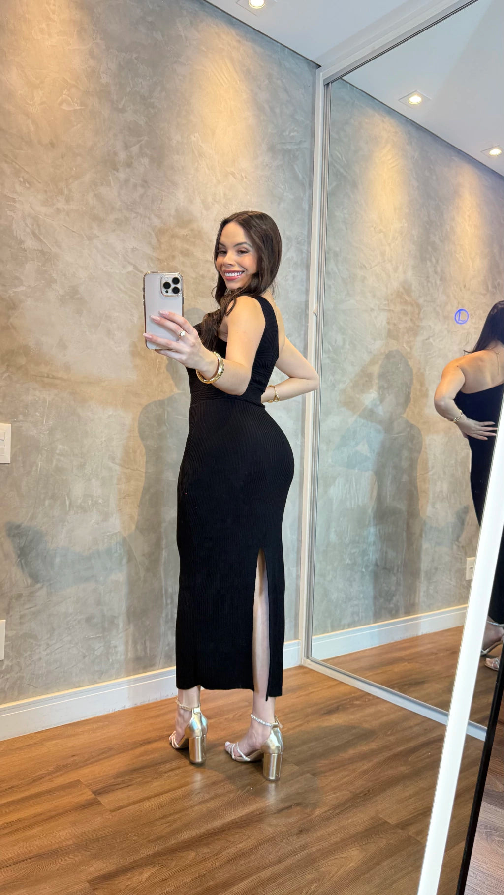 Vestido tricô modal Simone