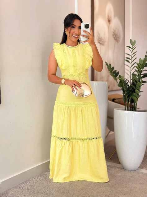 Vestido Viscose Giselli