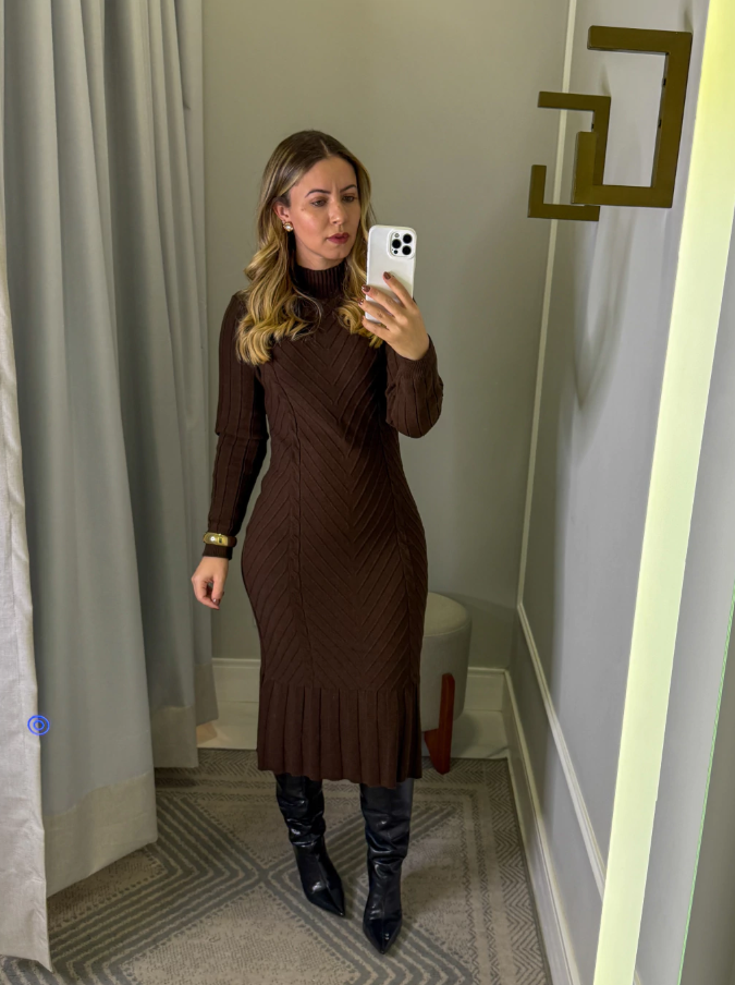 Vestido de Tricô Kaelen