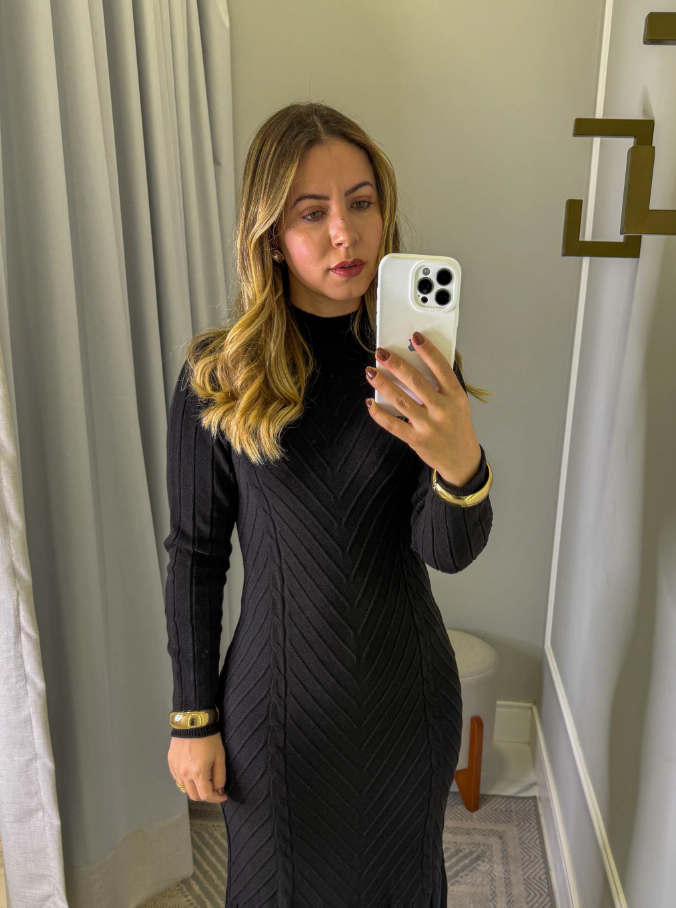 Vestido de Tricô Kaelen