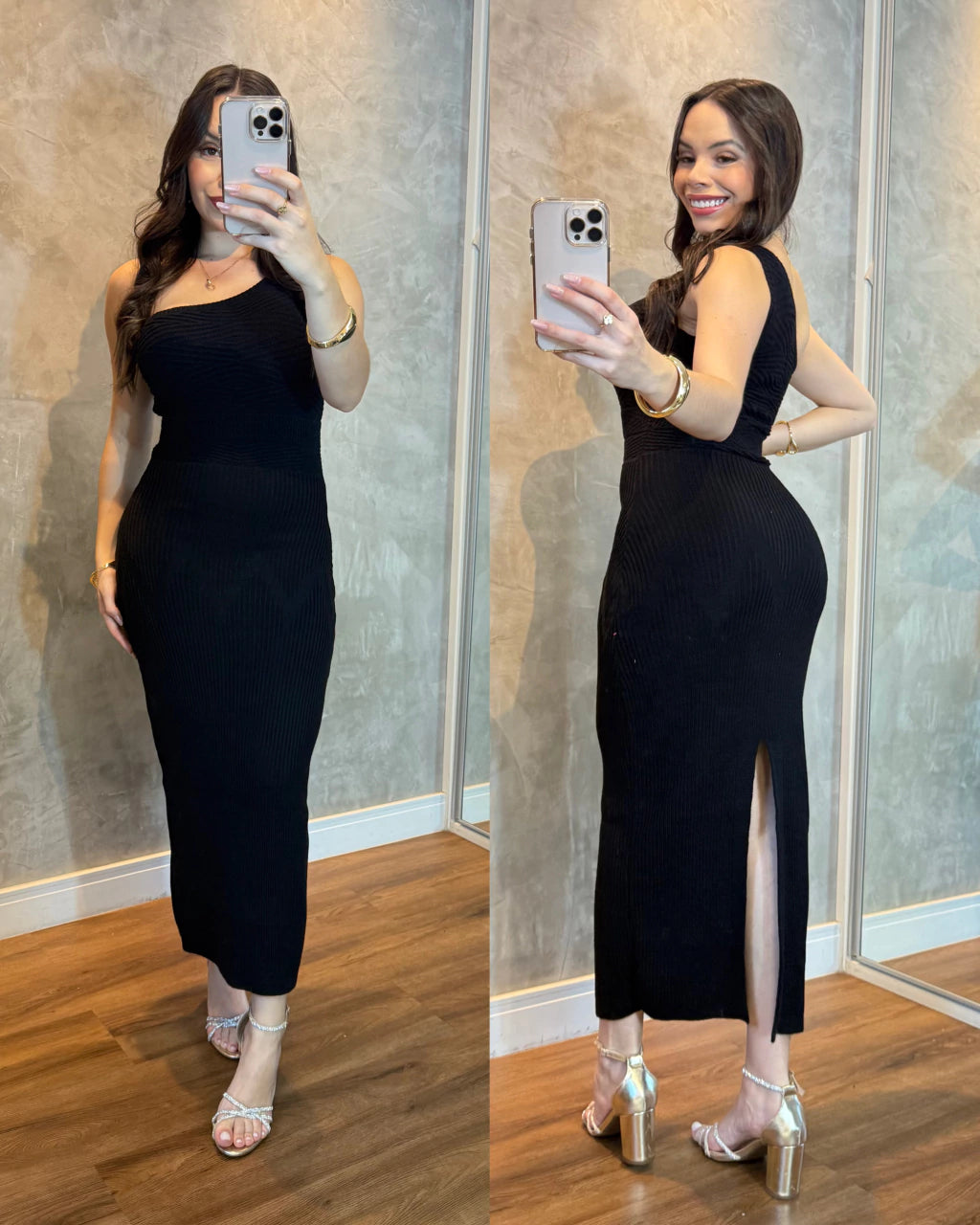 Vestido tricô modal Simone